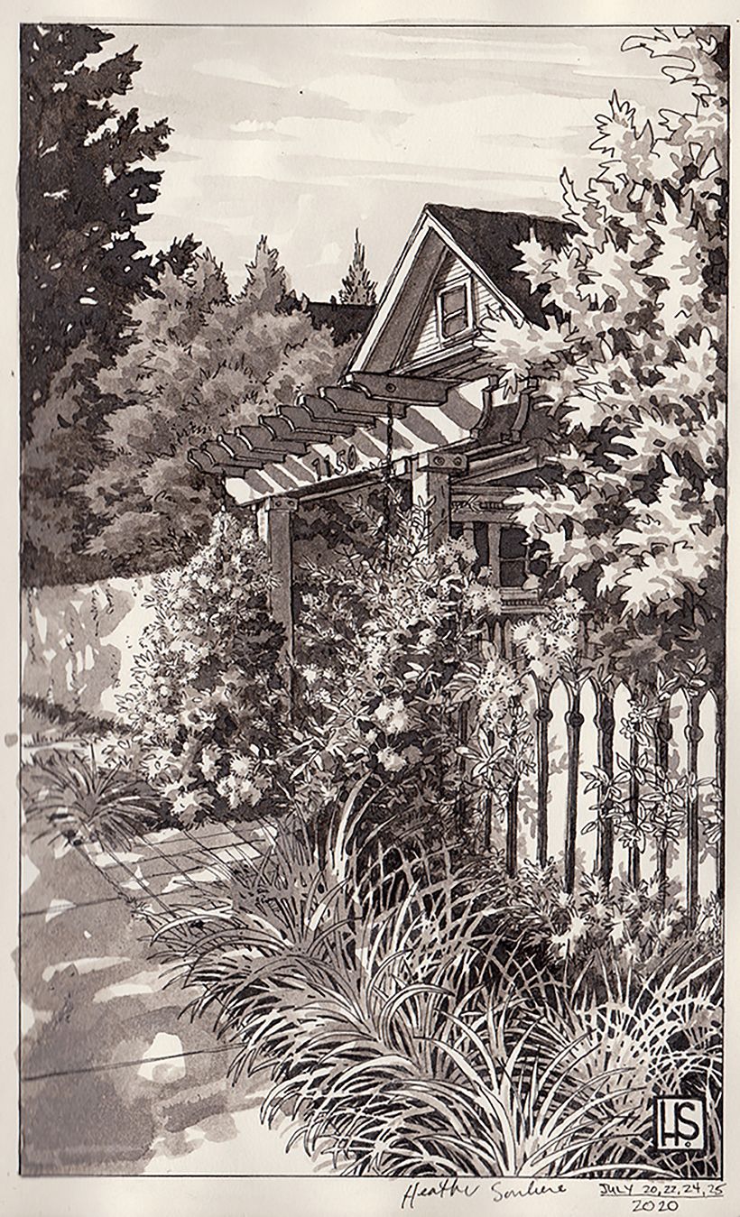 Garden Entrance on Comox Street