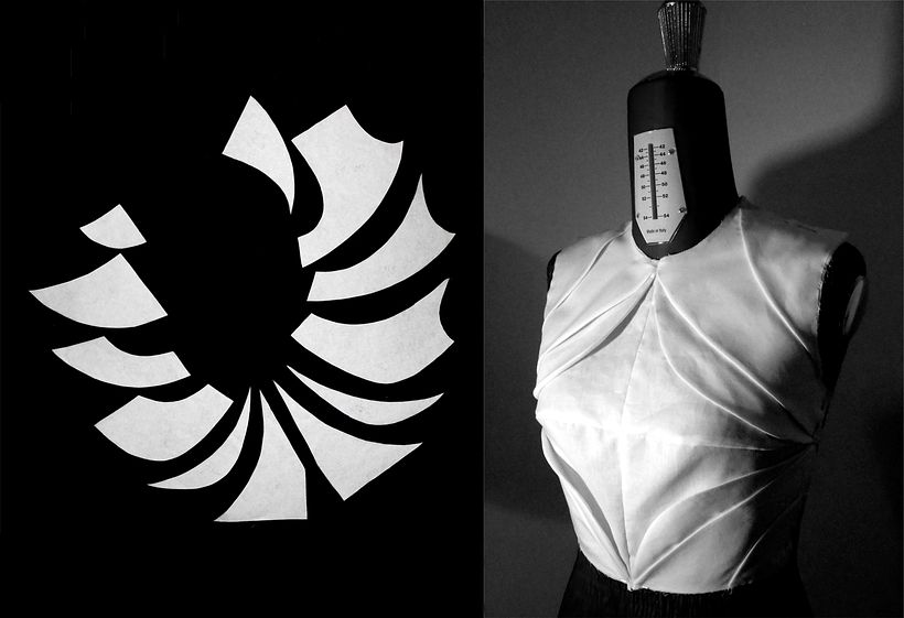 Bodice with layering.