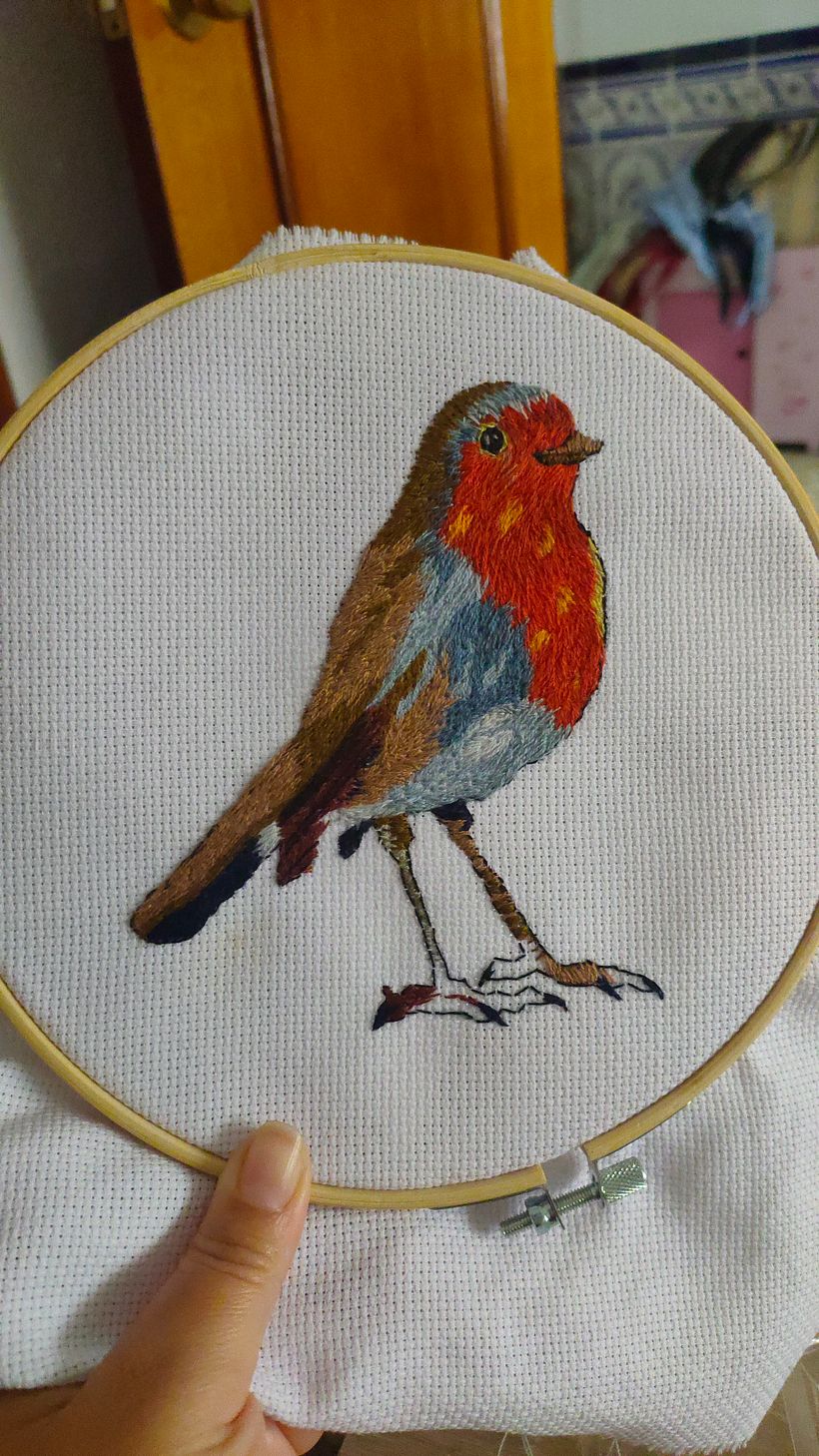 Mi proyecto del curso: Pintar con hilo: técnicas de ilustración textil 2