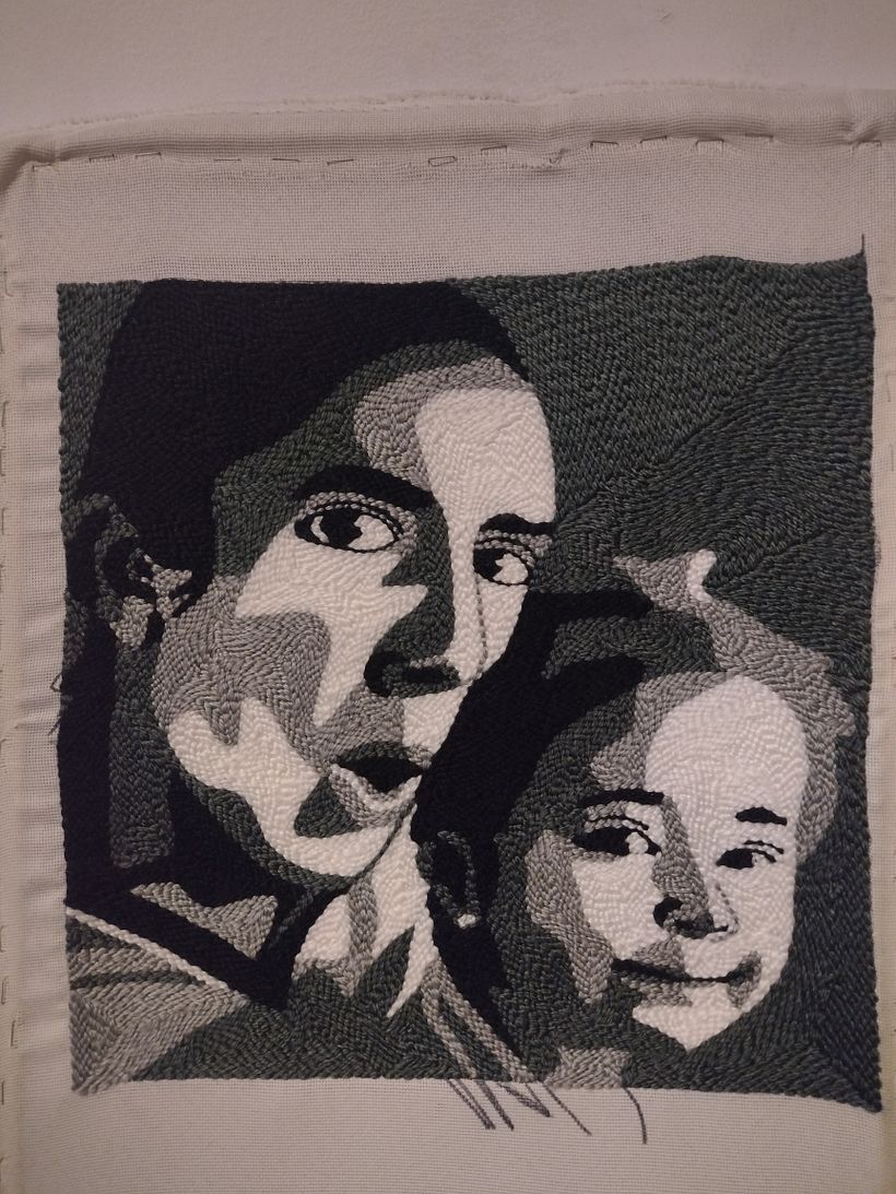 Mi proyecto del curso: Bordado con punch needle: pasa de la imagen al retrato 4