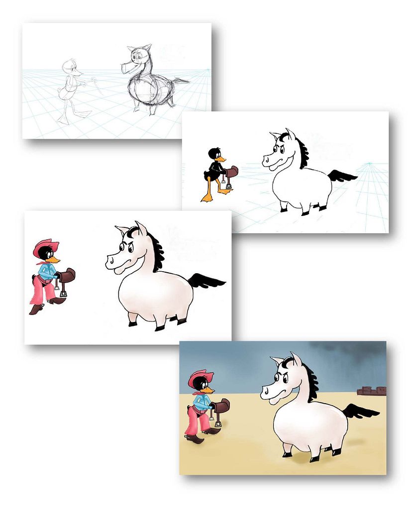 My project for course: Drawing Animal Characters with Human Personalities 1