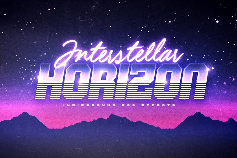 80s Text Effects for Photoshop Vol.1 10