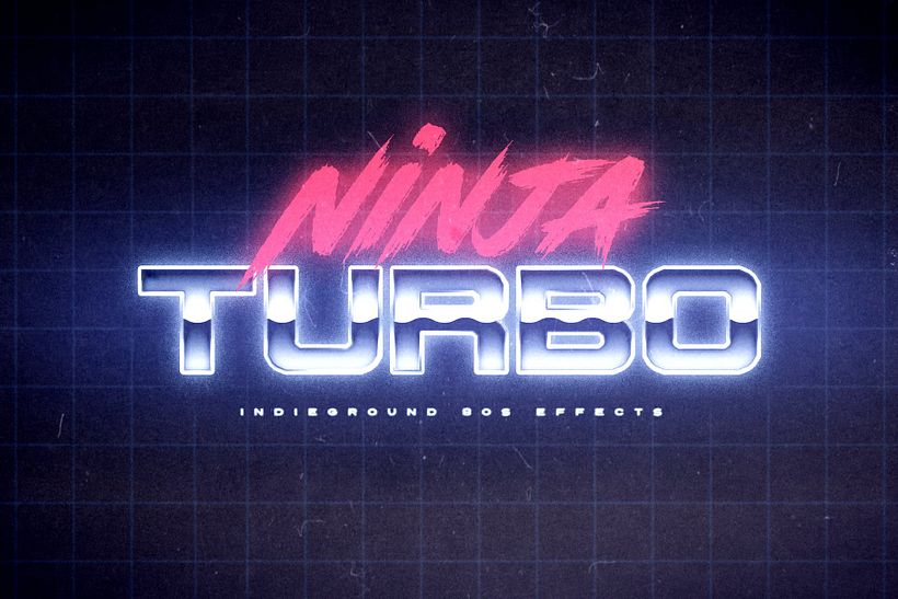 80s Text Effects for Photoshop Vol.1 11