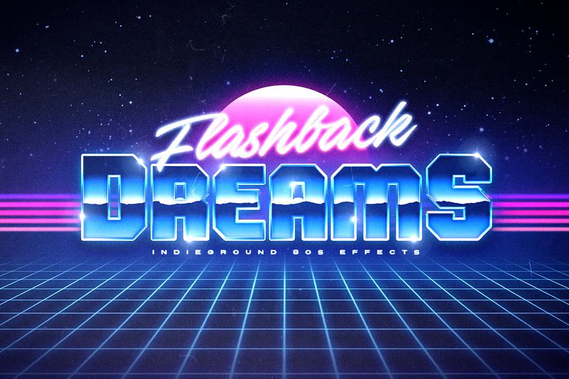 80s Text Effects for Photoshop Vol.1 16