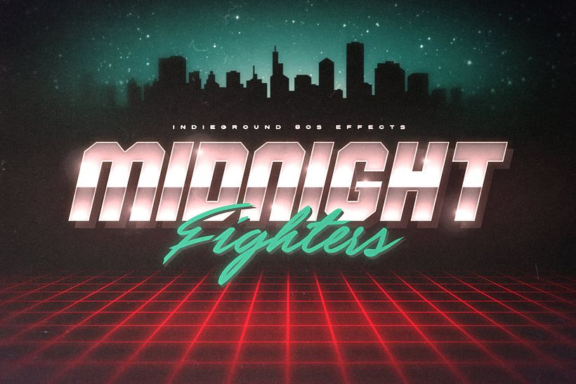 80s Text Effects for Photoshop Vol.1 19