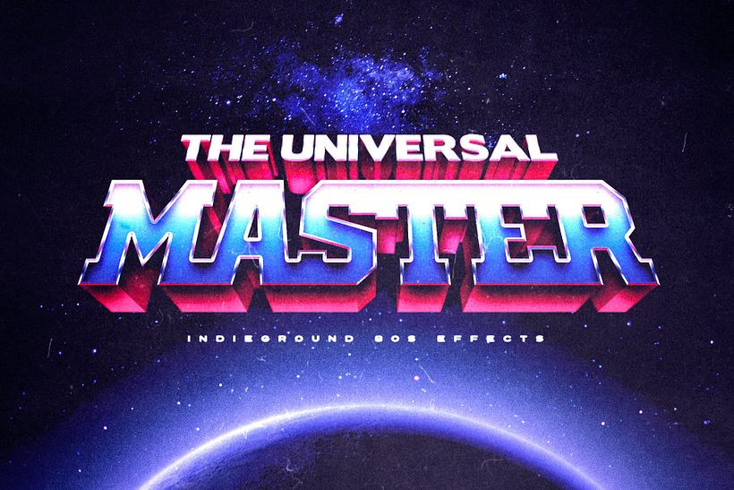 80s Text Effects for Photoshop Vol.2 1