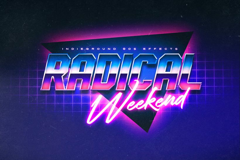 80s Text Effects for Photoshop Vol.2 2