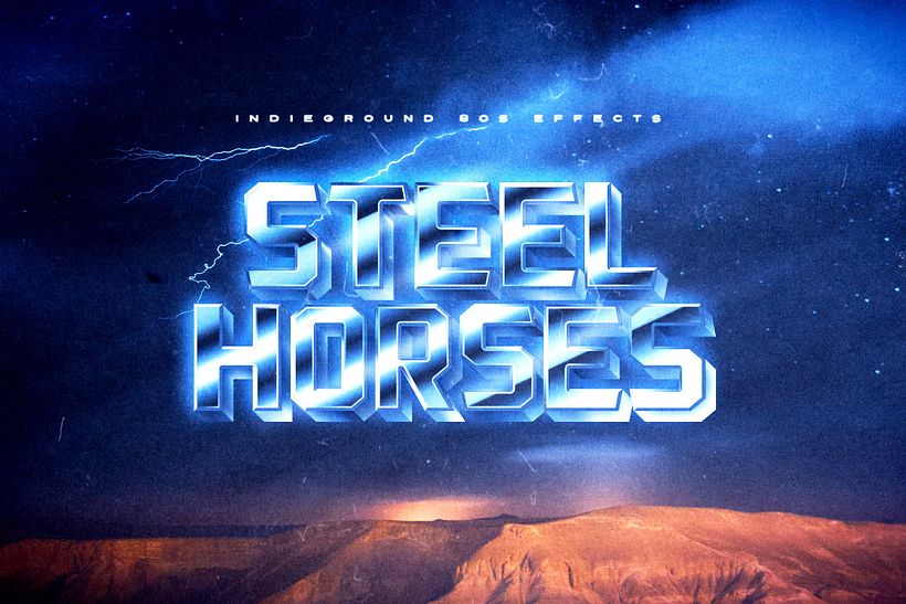 80s Text Effects for Photoshop Vol.2 5