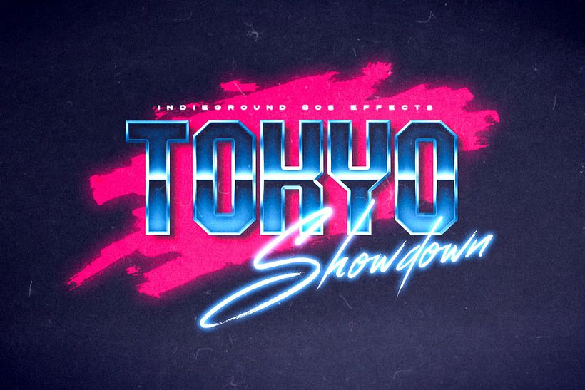 80s Text Effects for Photoshop Vol.2 8