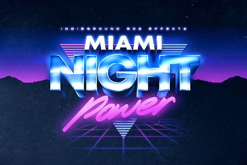 80s Text Effects for Photoshop Vol.3 2