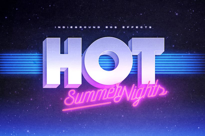 80s Text Effects for Photoshop Vol.3 6
