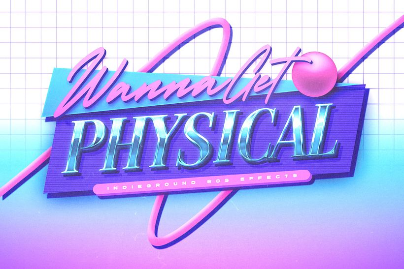 80s Text Effects for Photoshop Vol.3 7