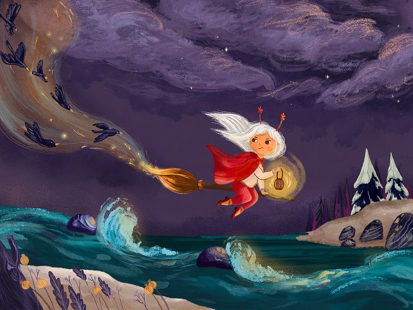 My project for course: Children’s Illustration with Procreate: Paint Magical Scenes 1