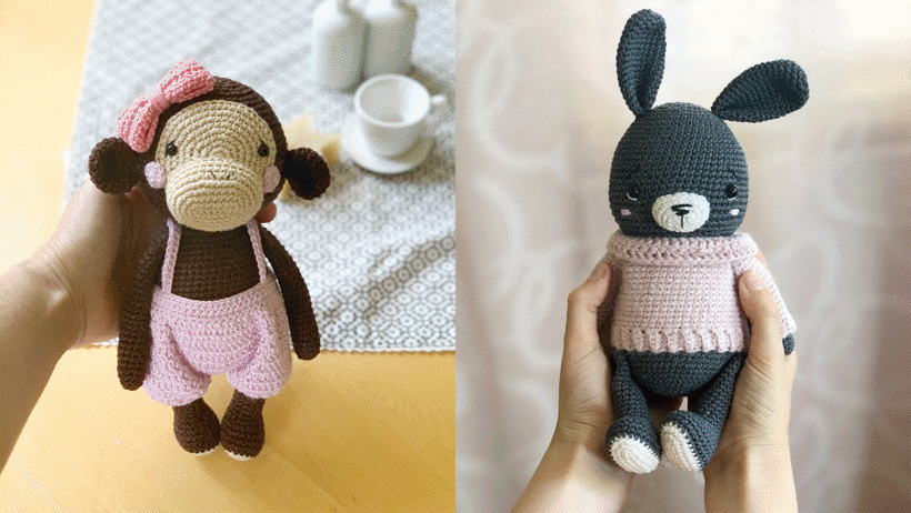 personalize amigurumi characters
