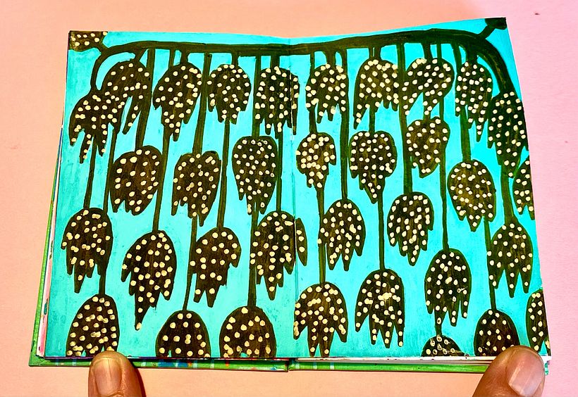 My project for course: Botanical Patterns in a Sketchbook: Conquer the Blank Page - Ilustração tradicional