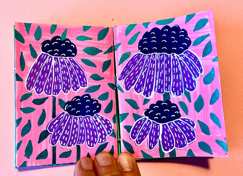 My project for course: Botanical Patterns in a Sketchbook: Conquer the Blank Page - Ilustração tradicional