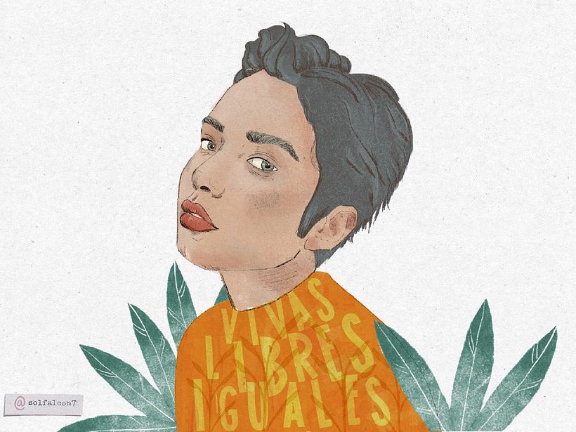 Mi proyecto del curso: Retrato ilustrado con Procreate 2