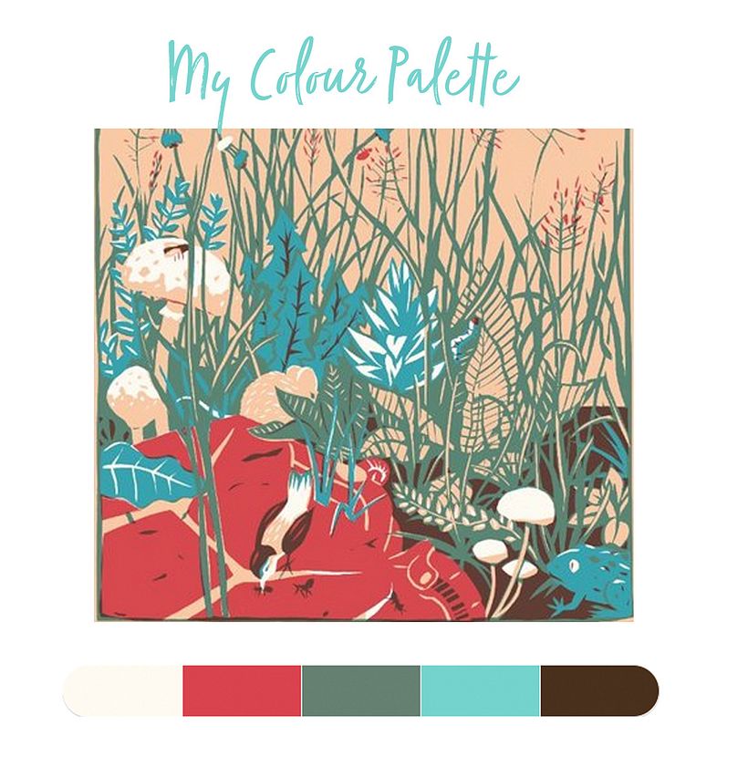 I liked this vibrant colour palette