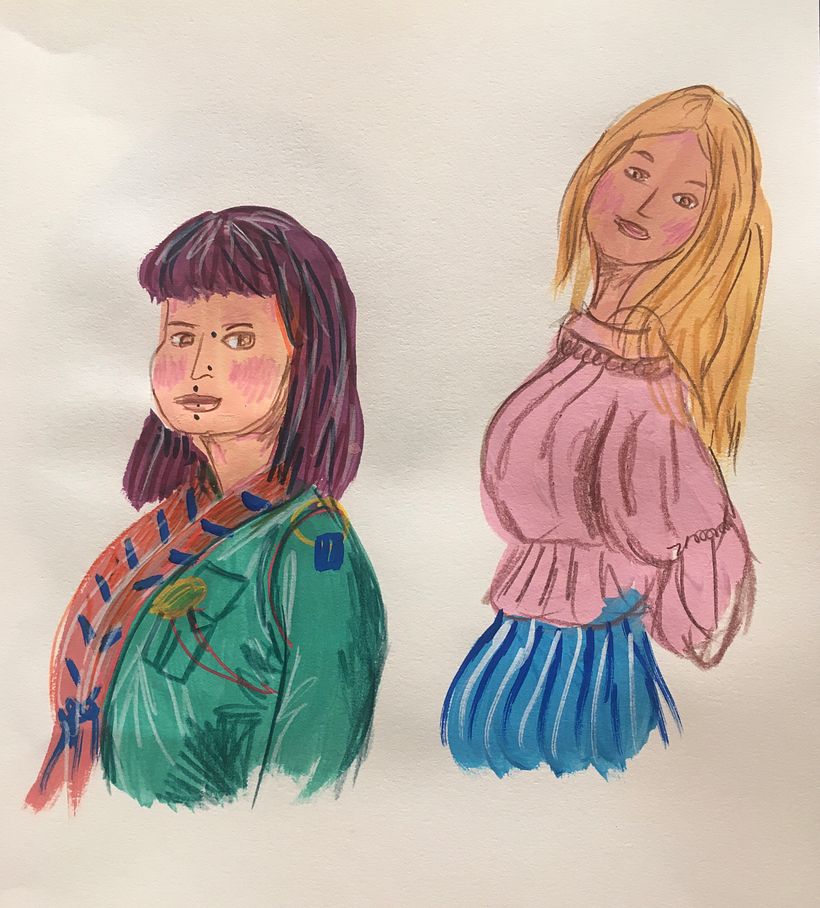 Mon projet du cours : Création de personnages à partir de dessins d’observation 2