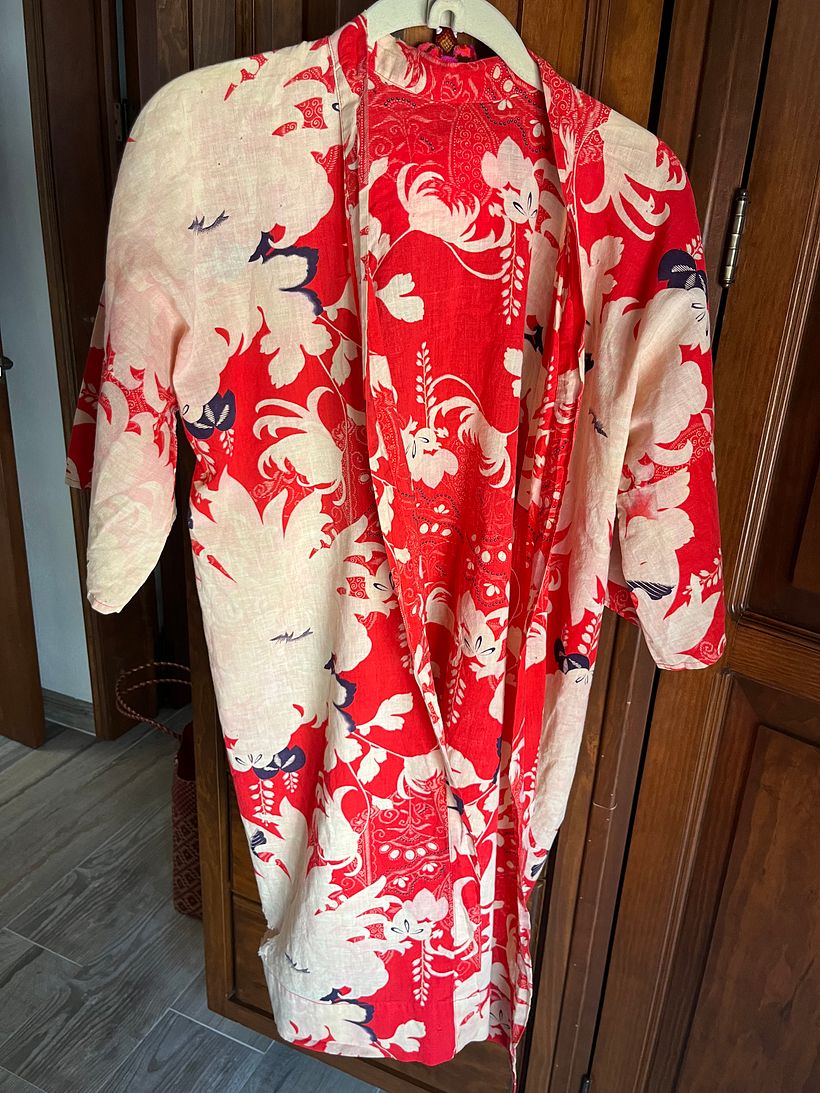 My grandmother made this 90 years ago. I am working to repair it.