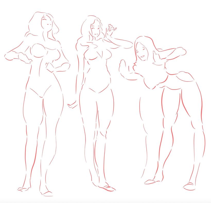 Study female pose from NicoWright ~