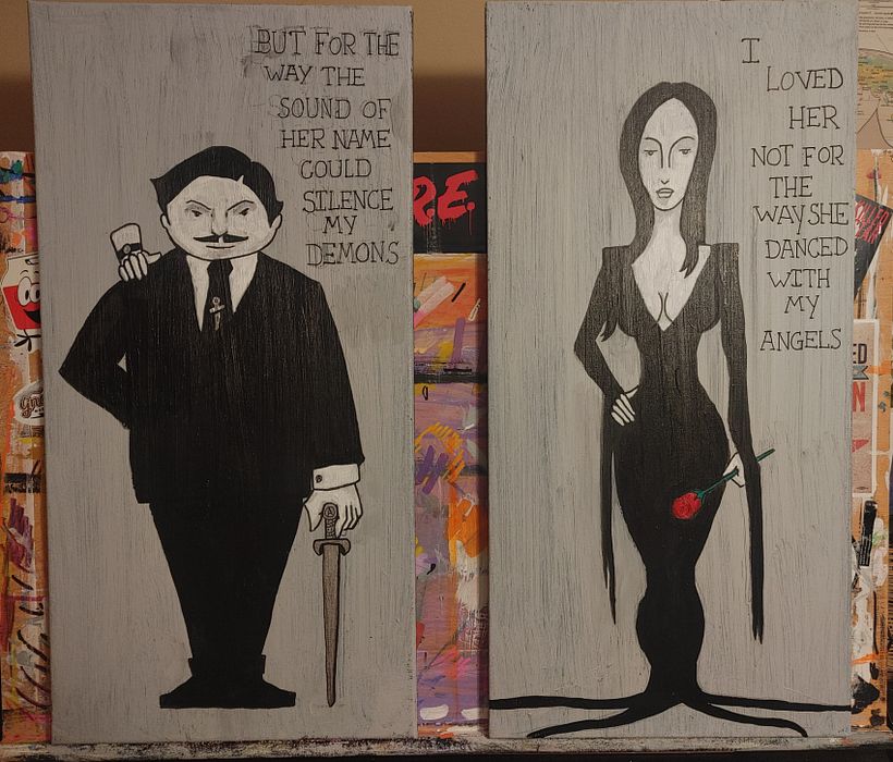 Halloween themed paintings - Lukisan