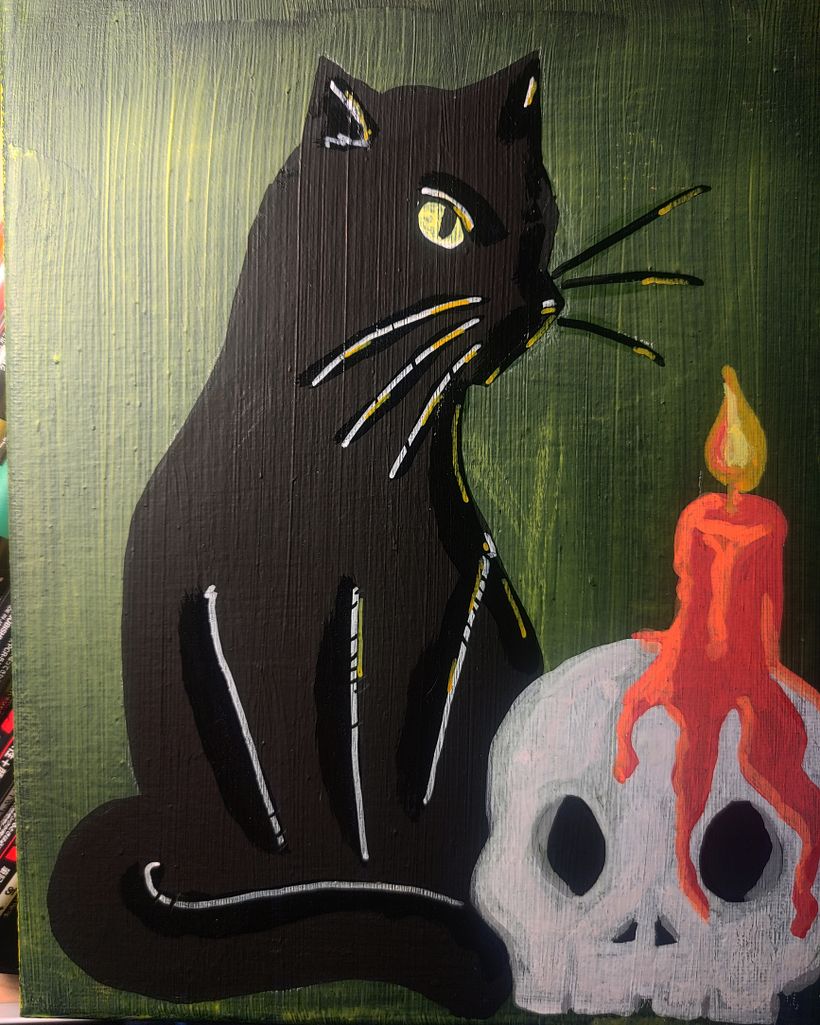 Halloween themed paintings - Lukisan