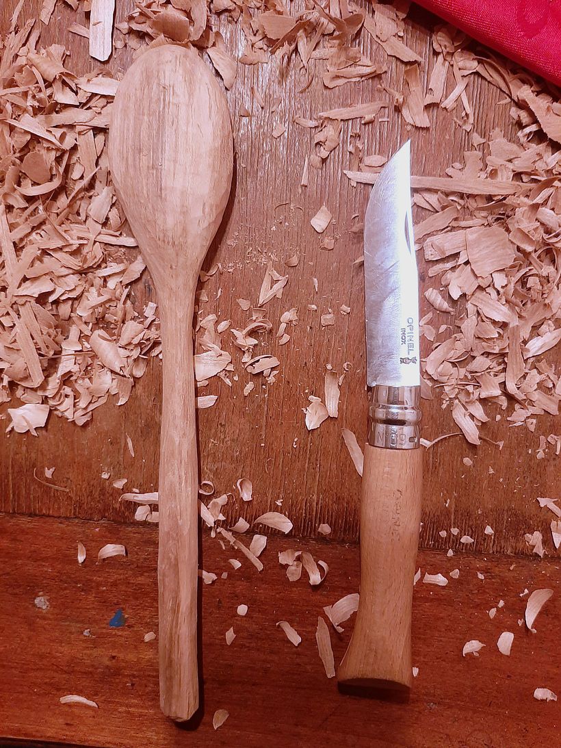 Tallado con cuchillo 