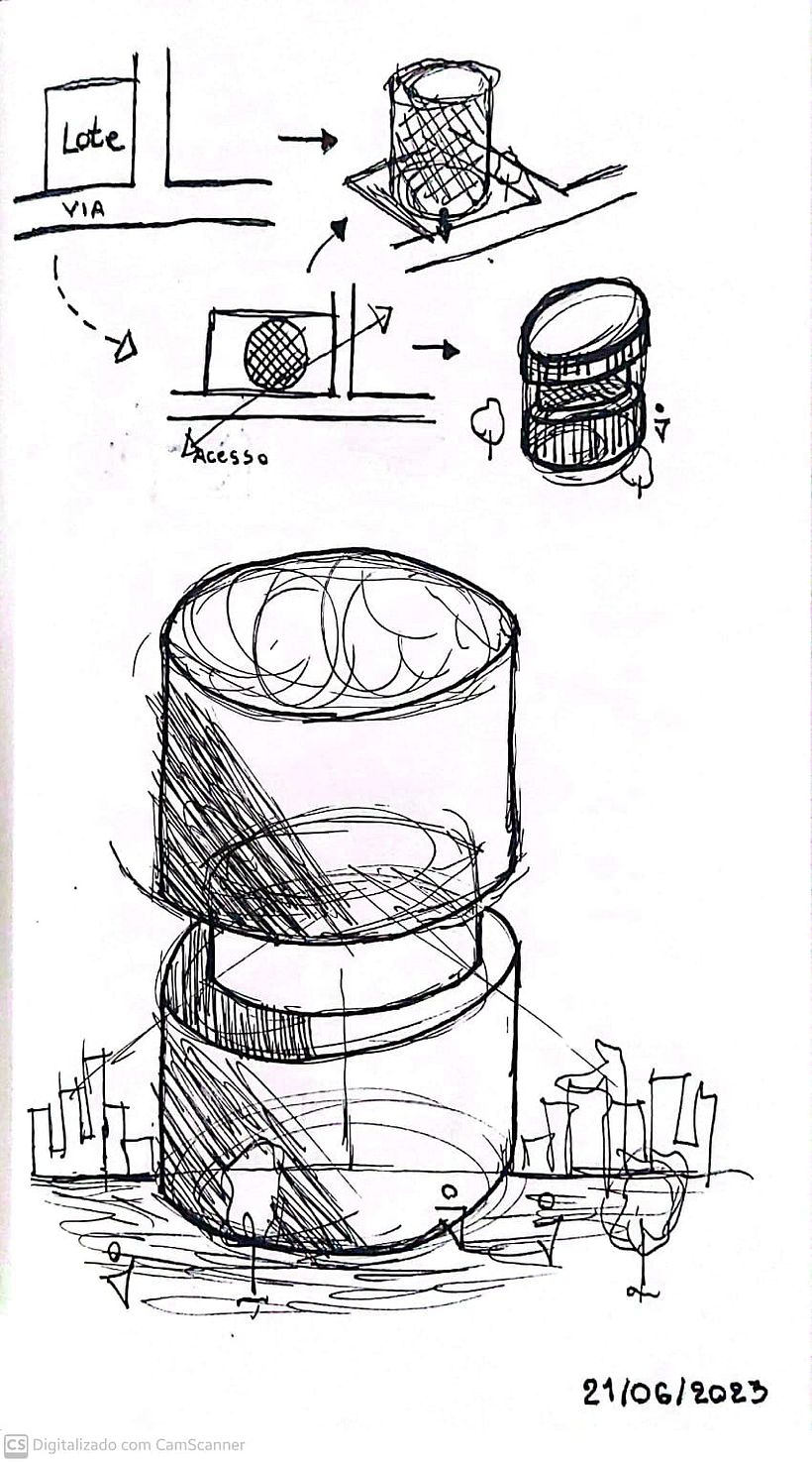 Meu projeto do curso: Sketching arquitetônico: pensando com papel e caneta 7
