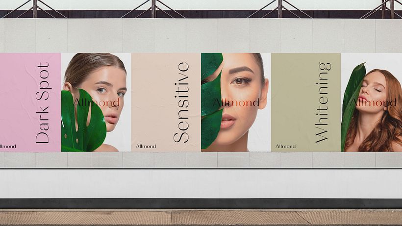 Allmond Visual Identity - Beauty Products - Art Direction