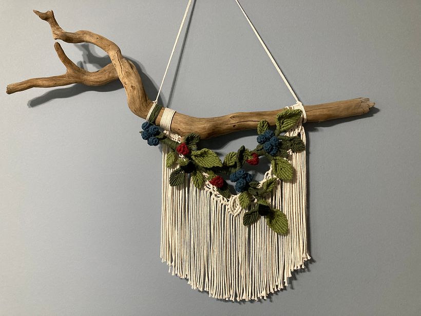 My project for course: 3D Macramé for Botanical Wall Hanging 1