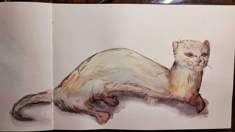 My project for course: Experimental Watercolor Techniques for Beginners 1