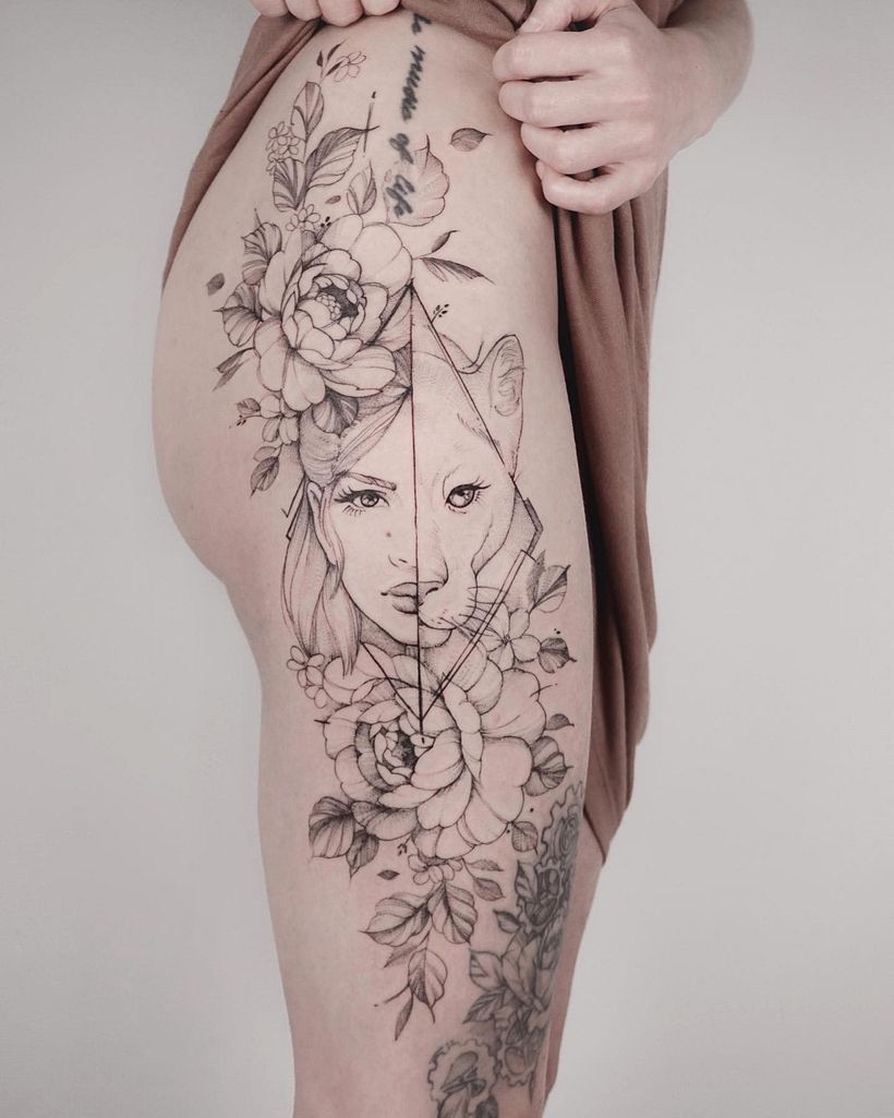 Tatuajes Leonas 4