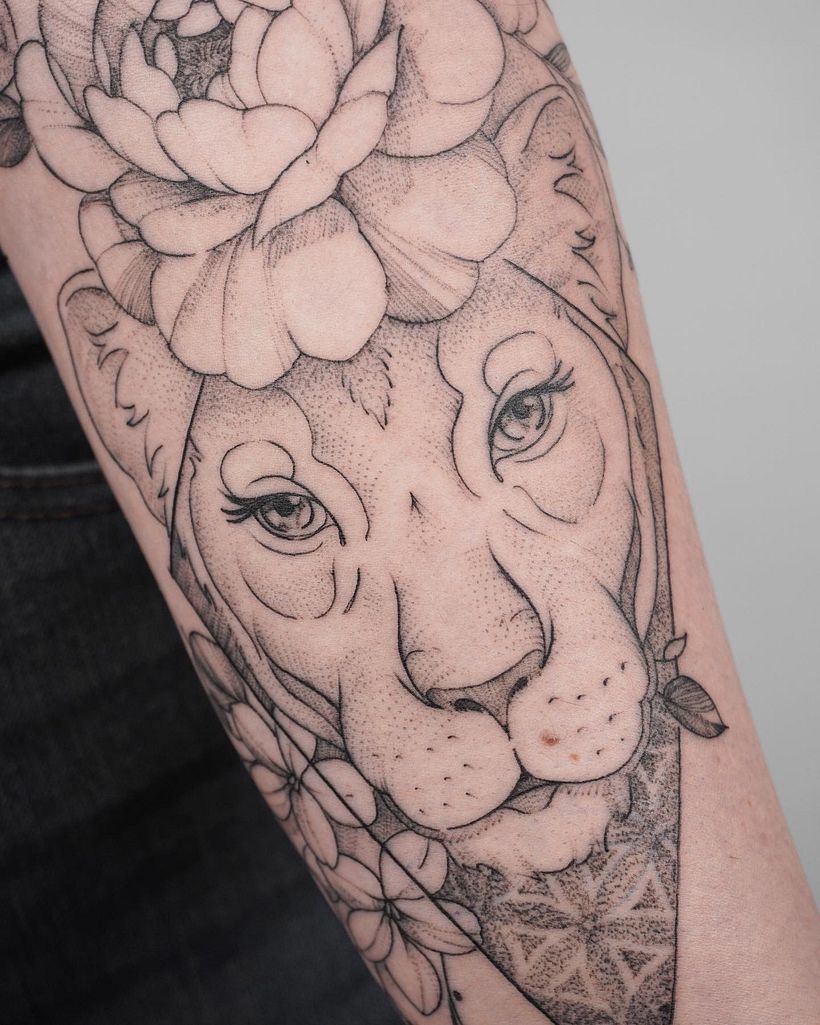 Tatuajes Leonas 5
