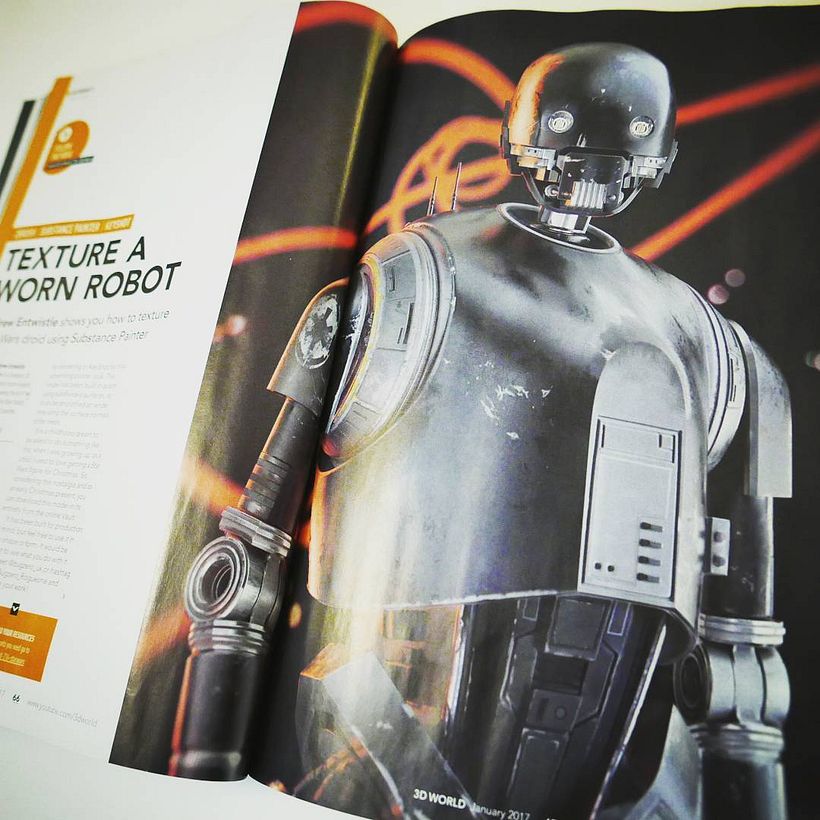 3D World Magazine - Christmas Star Wars Special - K2-SO 3