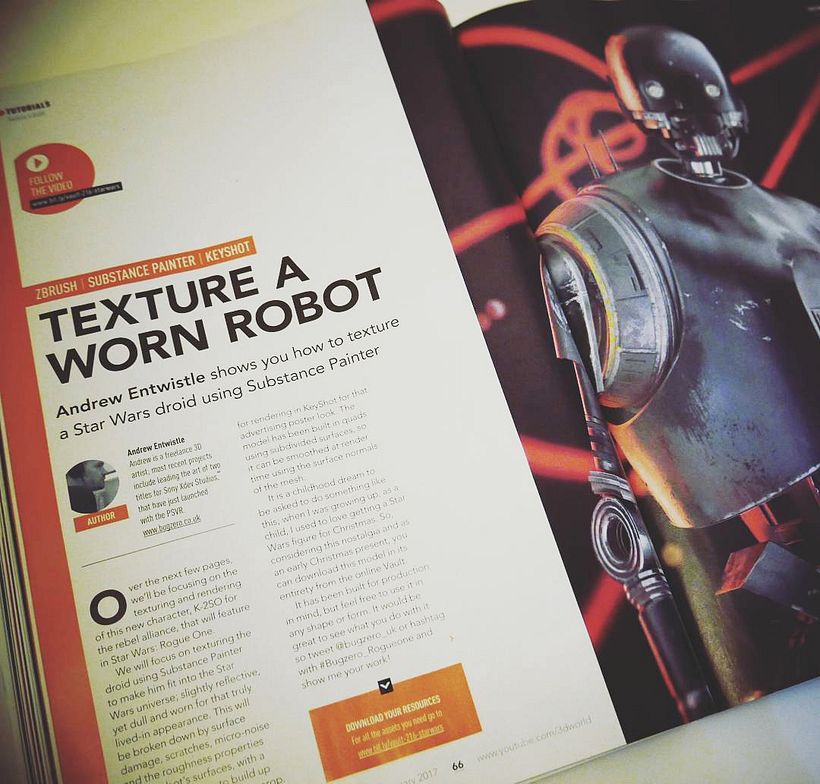 3D World Magazine - Christmas Star Wars Special - K2-SO 4