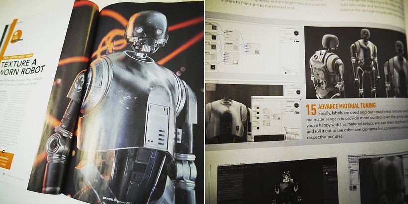 3D World Magazine - Christmas Star Wars Special - K2-SO 6