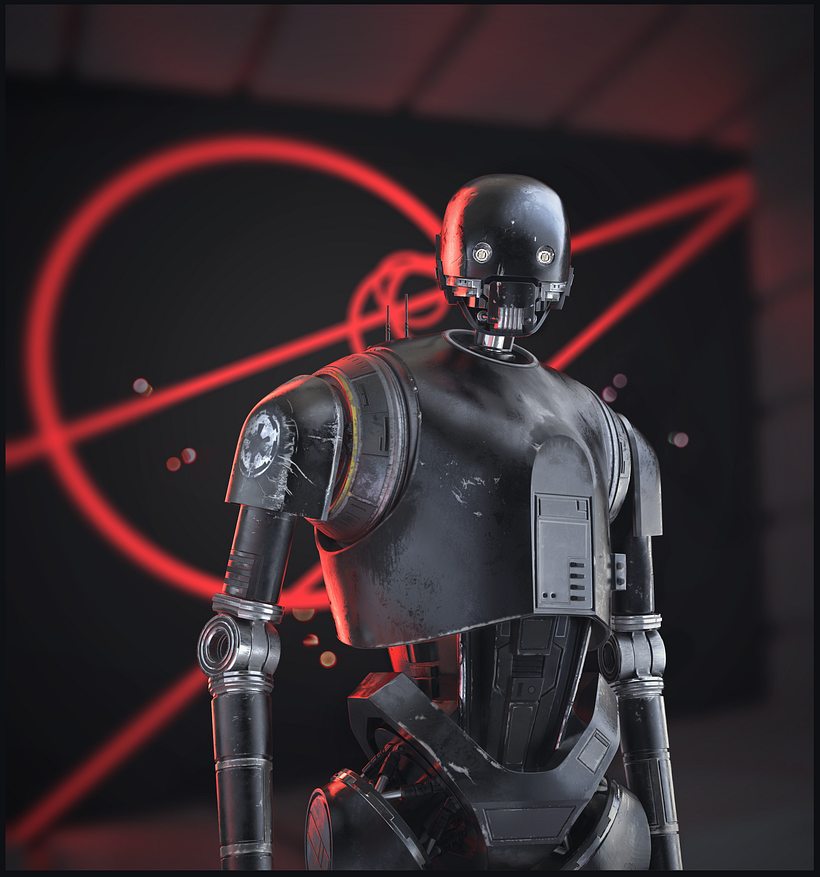 3D World Magazine - Christmas Star Wars Special - K2-SO 1