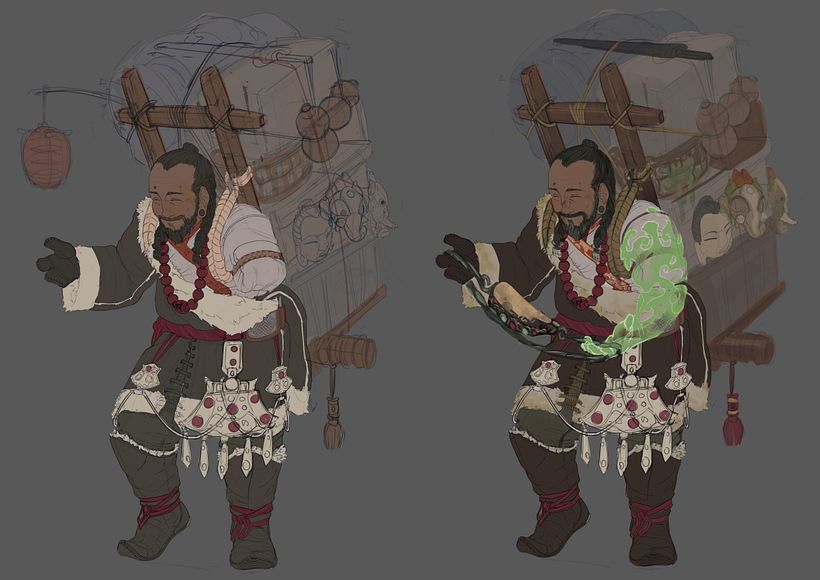first coloring stages