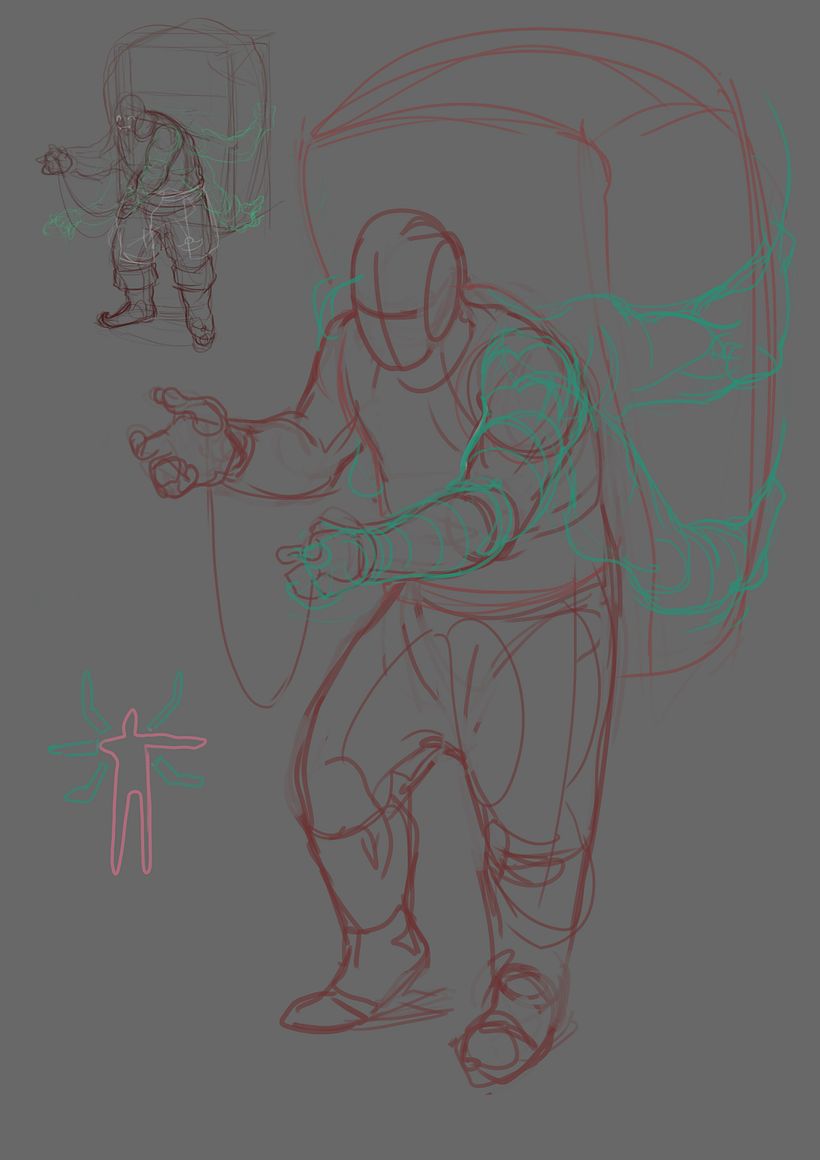 pose sketch