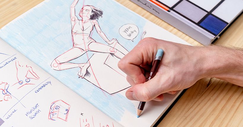 Mastering Expressive Poses: How to Infuse Life and Emotion into Your Figure Drawings 3