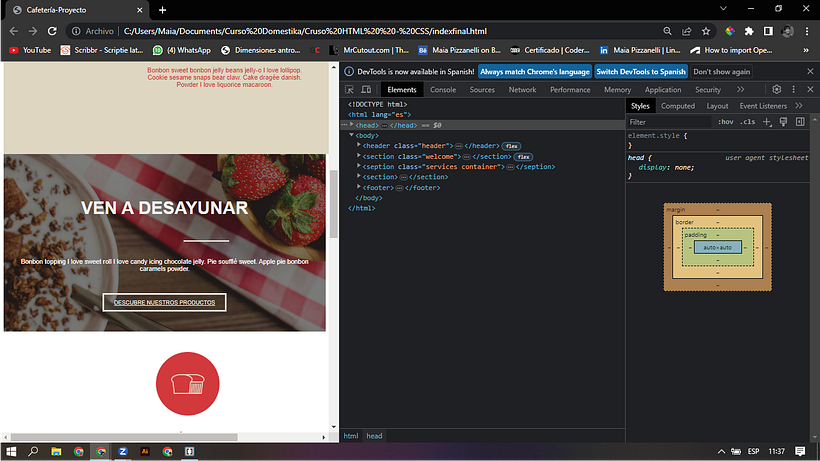 Mi proyecto del curso: Introducción al Desarrollo Web Responsive con HTML y CSS 22