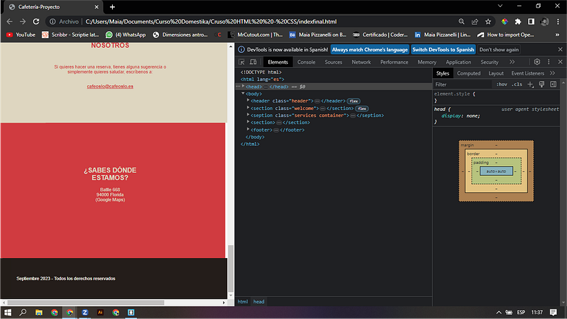 Mi proyecto del curso: Introducción al Desarrollo Web Responsive con HTML y CSS 27