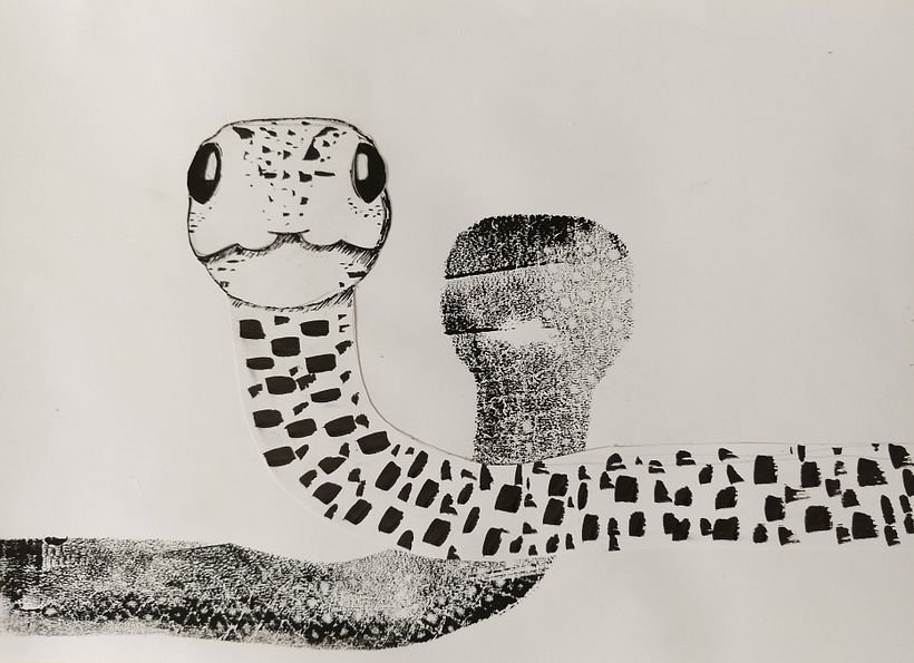 ... and had to be careful around snakes.