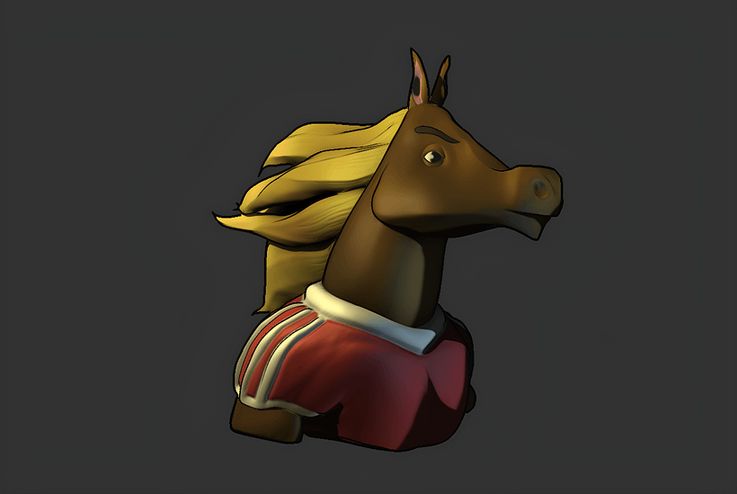 Meu projeto do curso: Modelagem de personagens em 3D 1