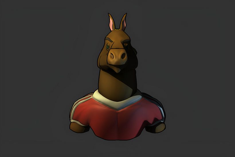 Meu projeto do curso: Modelagem de personagens em 3D 2