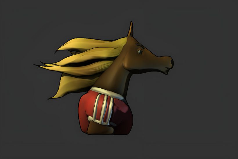 Meu projeto do curso: Modelagem de personagens em 3D 3