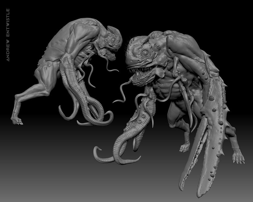 Mutu - Creature Design for Paul Gerrard Design Studios LTD 1