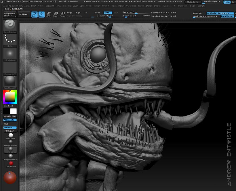 Mutu - Creature Design for Paul Gerrard Design Studios LTD 8