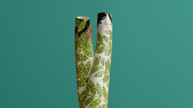 clay sculpture ideas for beginners Air-Dry Clay Vase